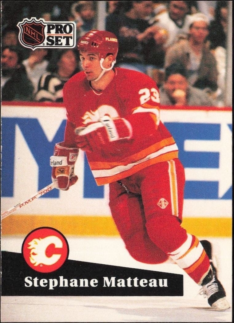 Stephane Matteau 1991-92 Pro Set #27 Hockey Trading Card - Front 1991-92 Pro Set Stephane Matteau #27 hockey trading card front
