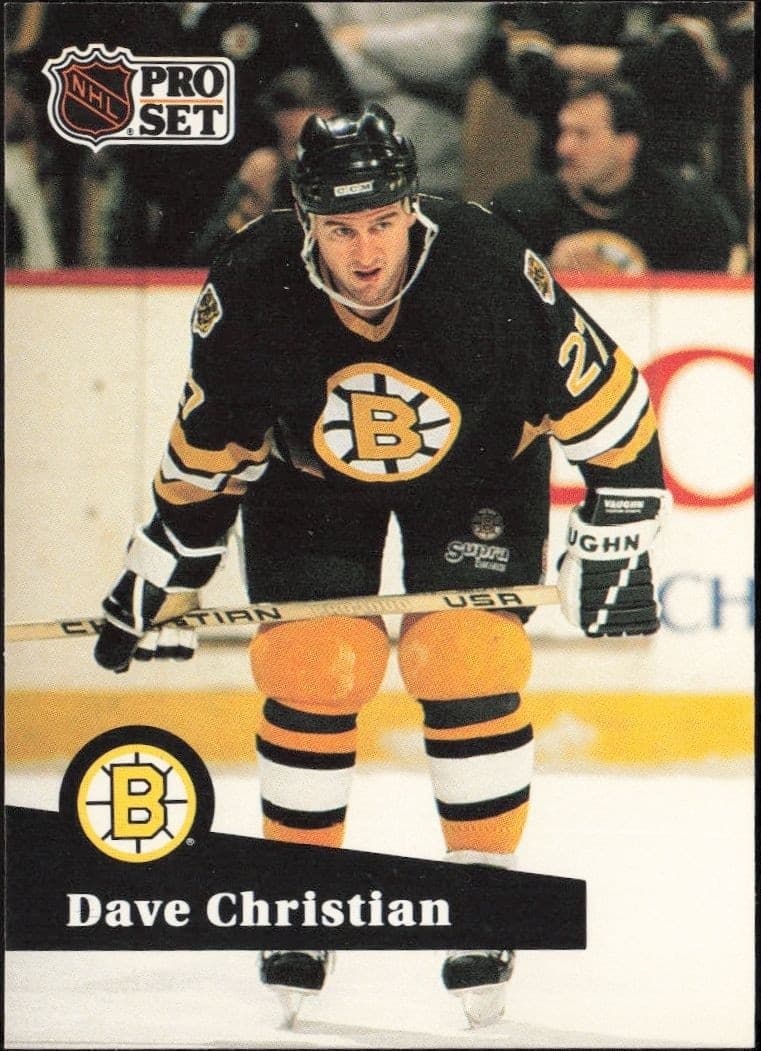 1991-92 Pro-Set Series 1 Dave Christian #11 trading card
