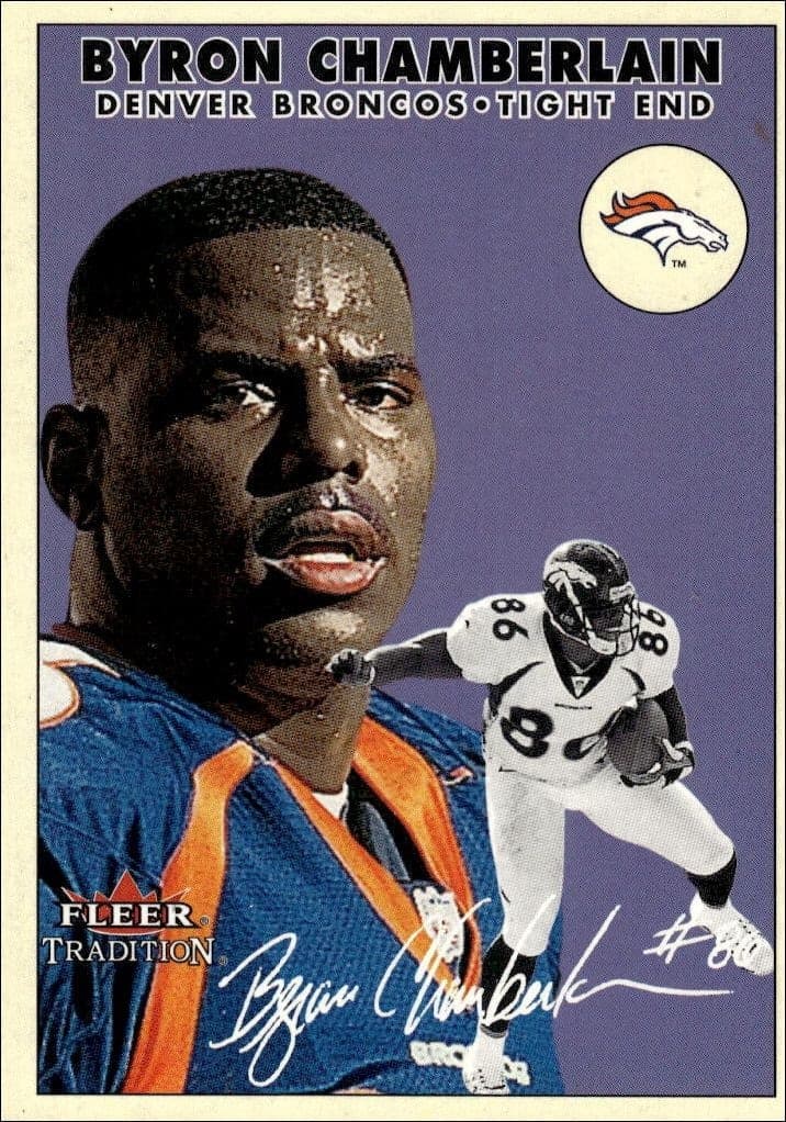 2000 Fleer Tradition Glossy Byron Chamberlain #238 trading card
