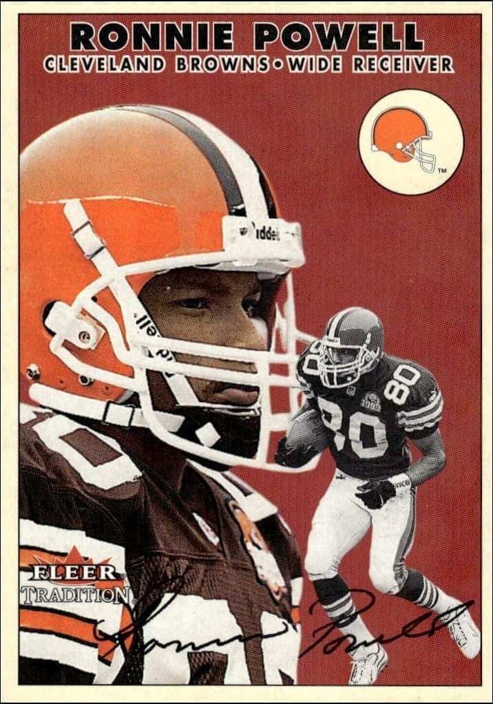 Ronnie Powell 2000 Fleer Tradition Glossy #246 Football Trading Card - Front 2000 Fleer Tradition Glossy Ronnie Powell #246 football trading card front