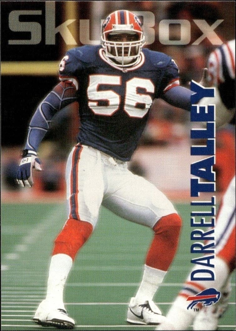 Darryl Talley 1993 Skybox Impact #27 Football Trading Card - Front 1993 Skybox Impact Darryl Talley #27 football trading card front