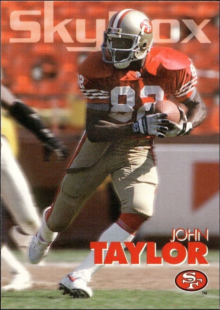 John Taylor 1993 Skybox Impact #292 Football Trading Card - Front 1993 Skybox Impact John Taylor #292 football trading card front