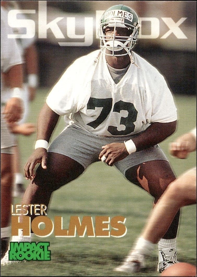 Lester Holmes 1993 Skybox Impact #378 Football Trading Card - Front 1993 Skybox Impact Lester Holmes #378 football trading card front