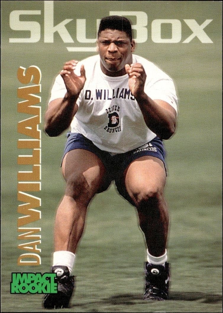 1993 Skybox Impact Dan Williams #371 trading card