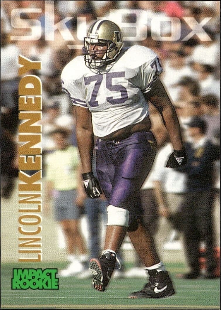 1993 Skybox Impact Lincoln Kennedy #369 trading card