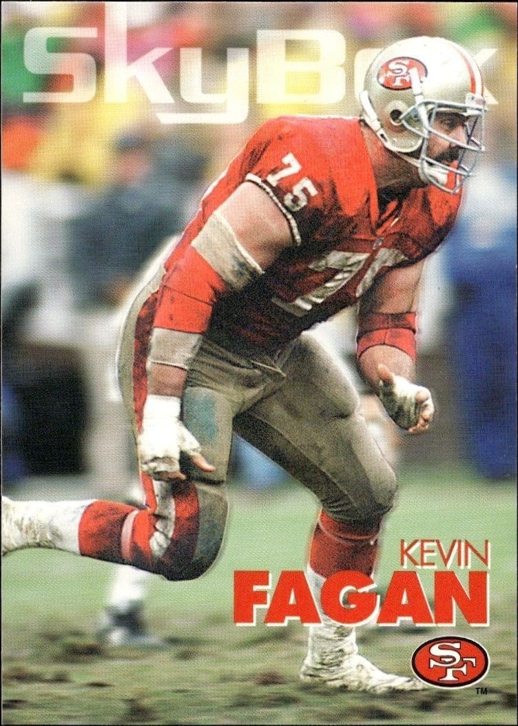 Kevin Fagan 1993 Skybox Impact #302 Football Trading Card - Front 1993 Skybox Impact Kevin Fagan #302 football trading card front
