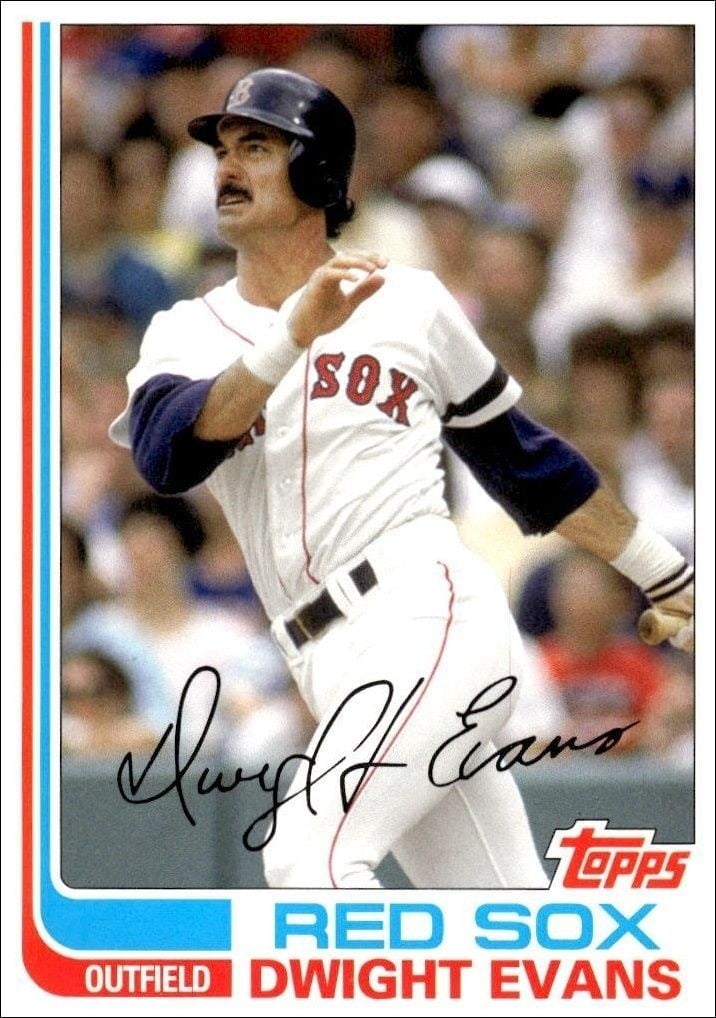 Dwight Evans 2013 Topps Archives #209 Baseball Trading Card - Front 2013 Topps Archives Dwight Evans #209 baseball trading card front