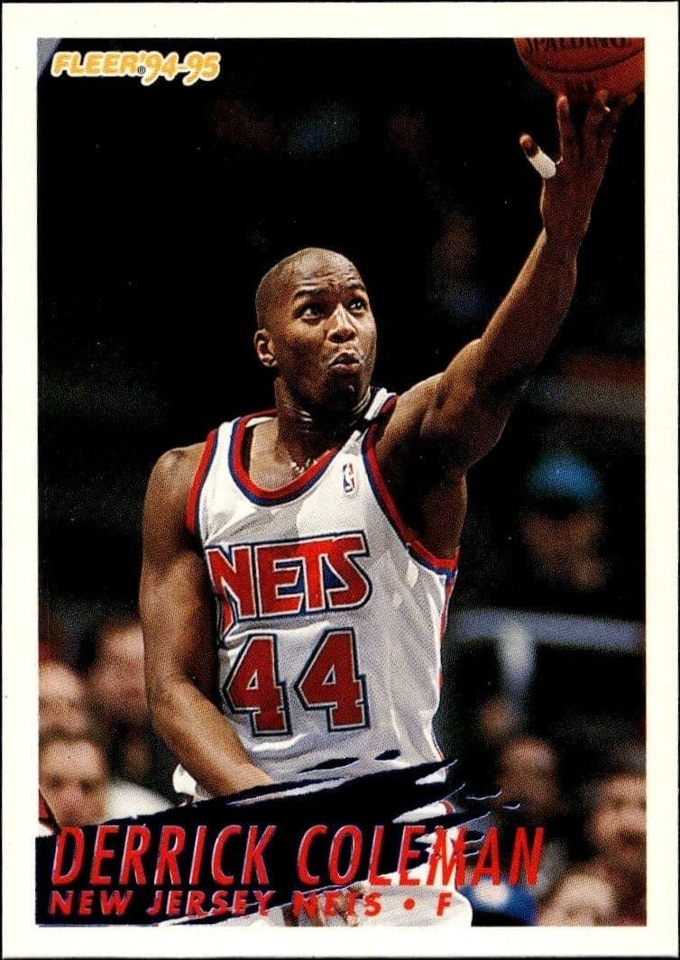 1994-95 Fleer Derrick Coleman #142 trading card