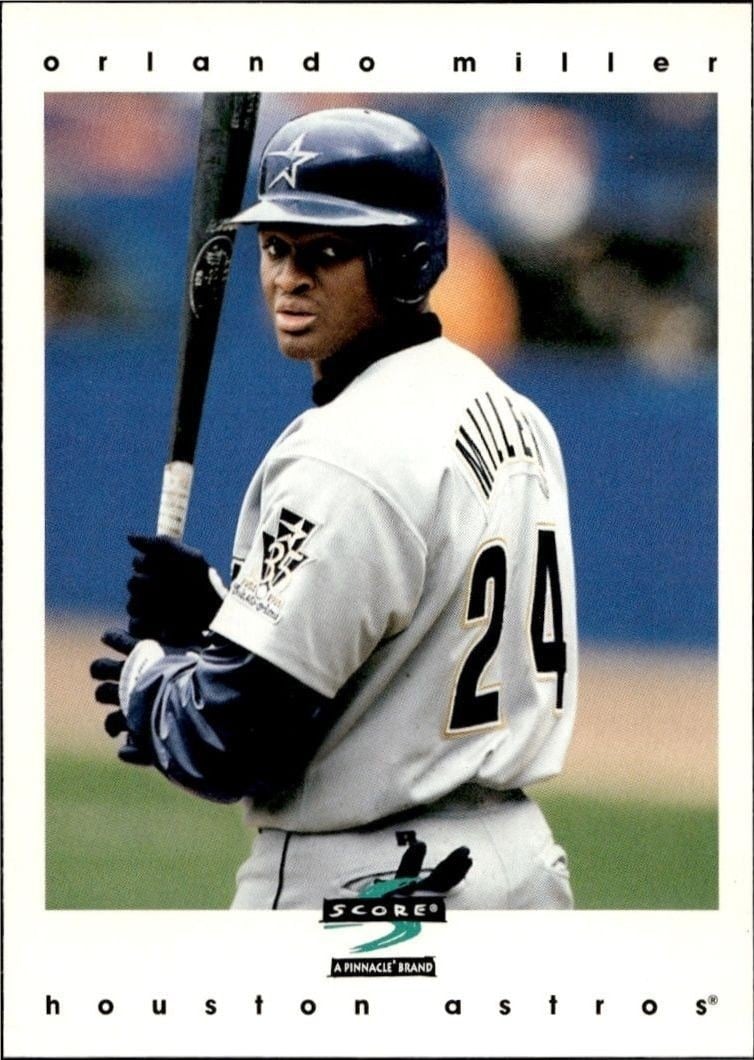 Orlando Miller 1997 Score #80 Baseball Trading Card - Front 1997 Score Orlando Miller #80 baseball trading card front