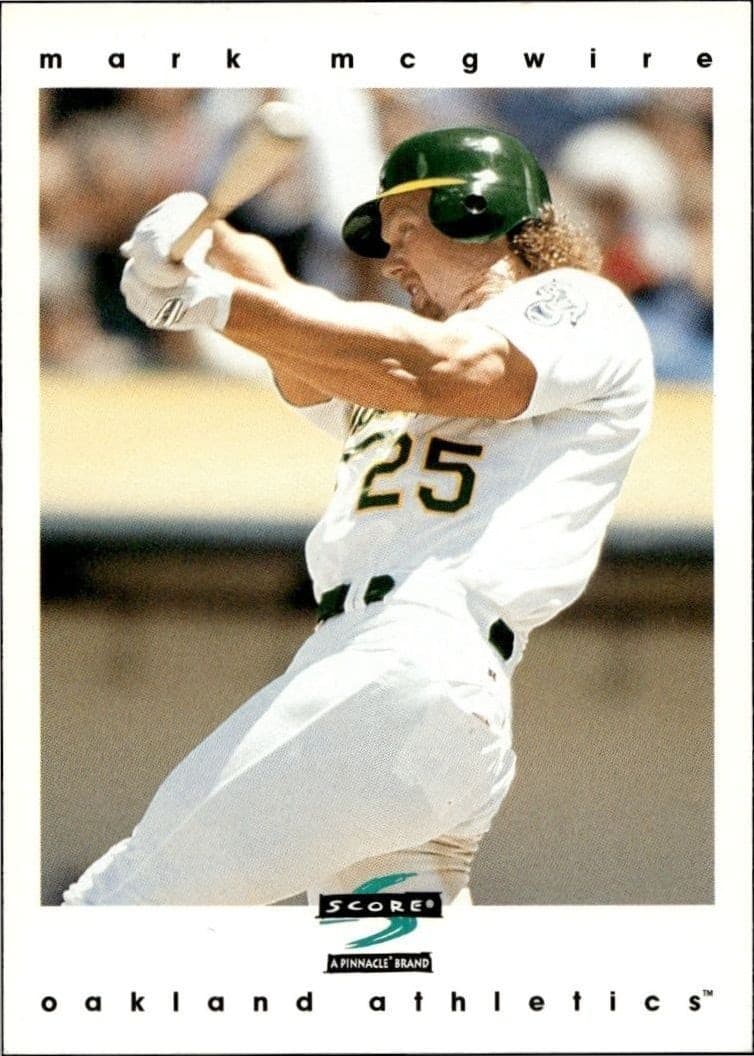 1997 Score Mark McGwire #187 trading card
