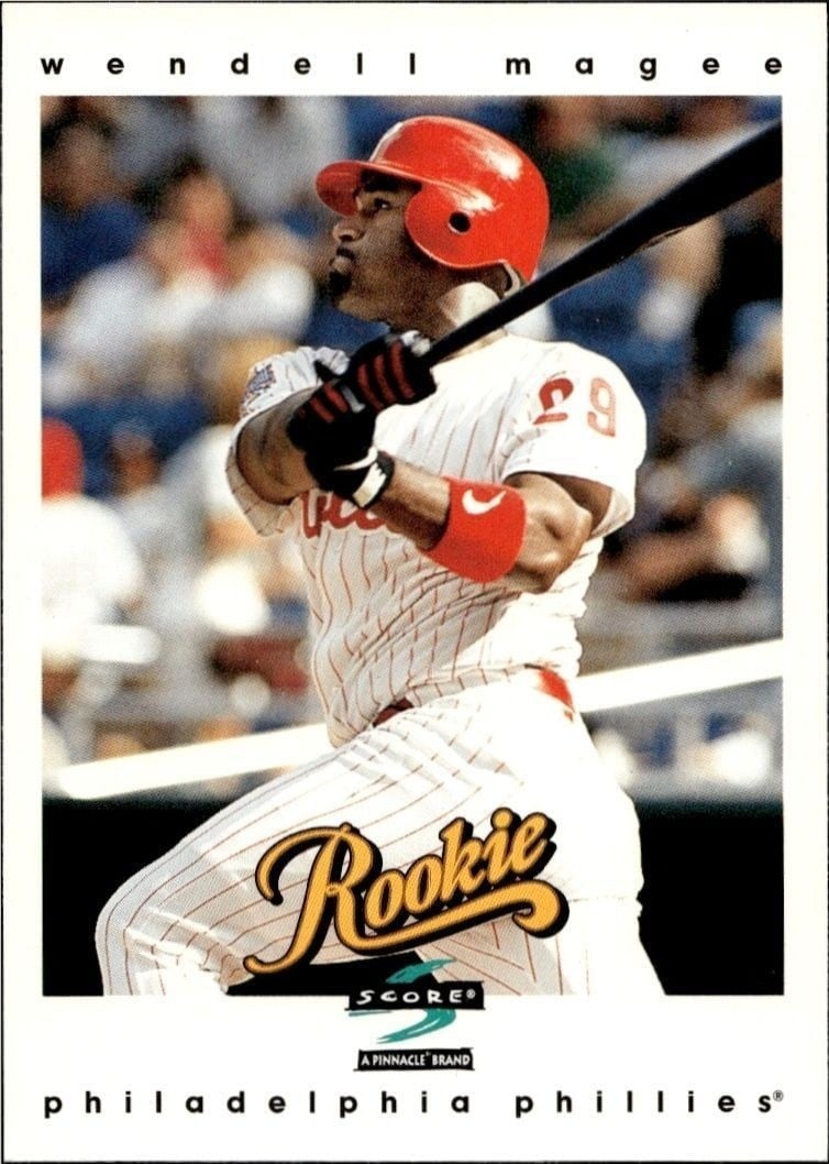 Wendell Magee 1997 Score #322 Baseball Trading Card - Front 1997 Score Wendell Magee #322 baseball trading card front
