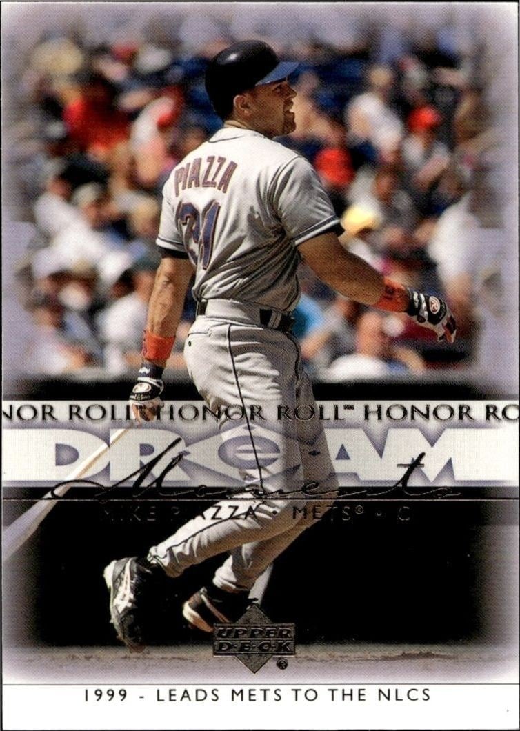 2002 Upper-Deck Honor Roll Mike Piazza #34 trading card