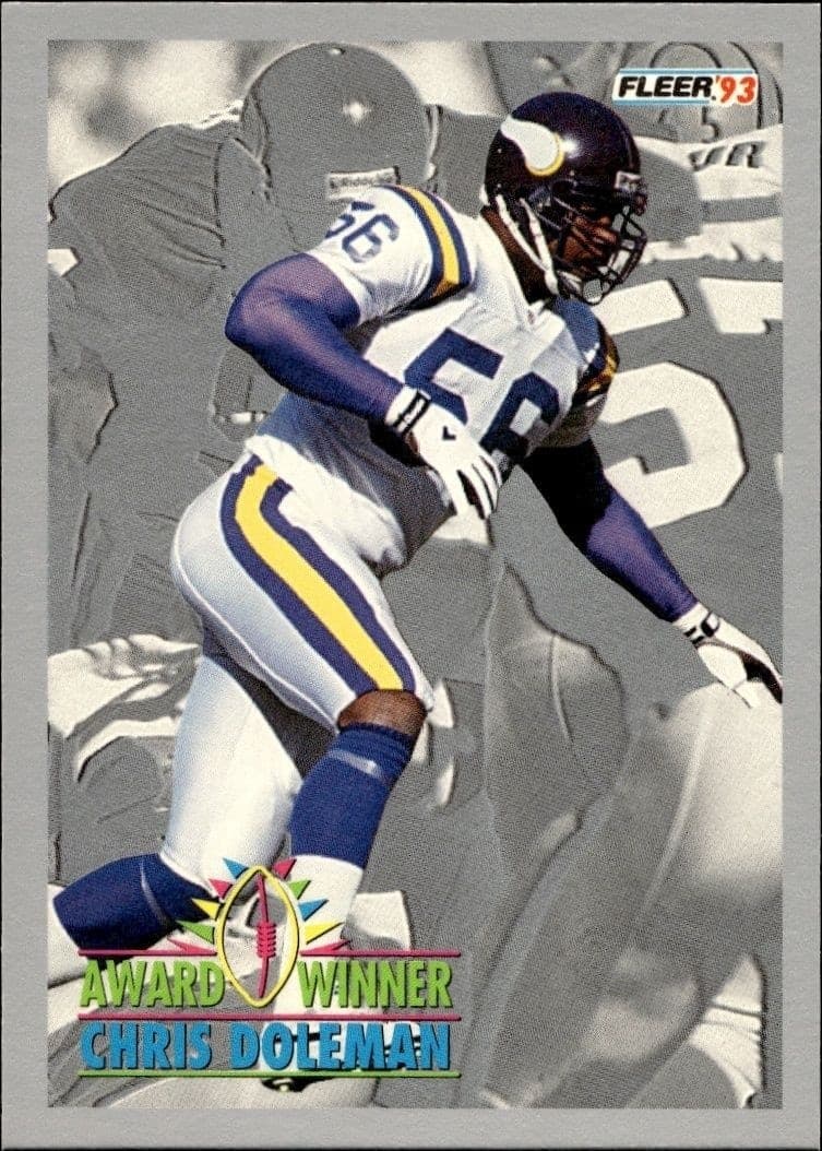 1993 Fleer Chris Doleman #236 trading card