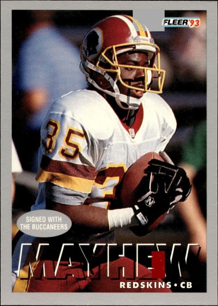 1993 Fleer Martin Mayhew #361 trading card