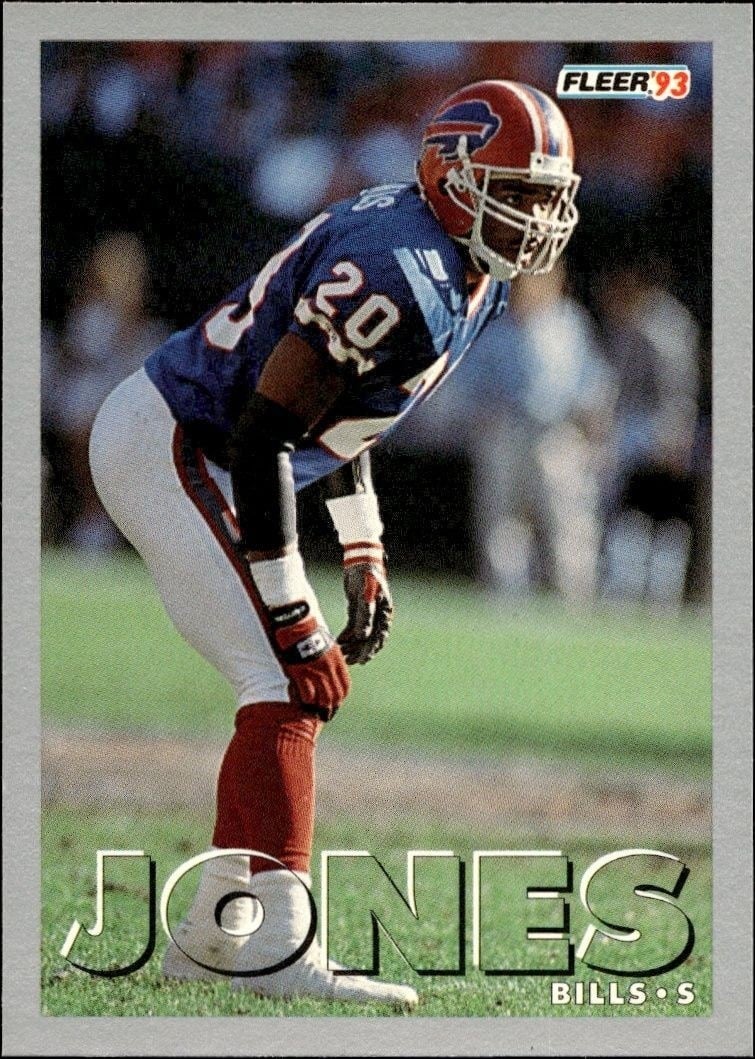 Henry Jones 1993 Fleer #163 Football Trading Card - Front 1993 Fleer Henry Jones #163 football trading card front