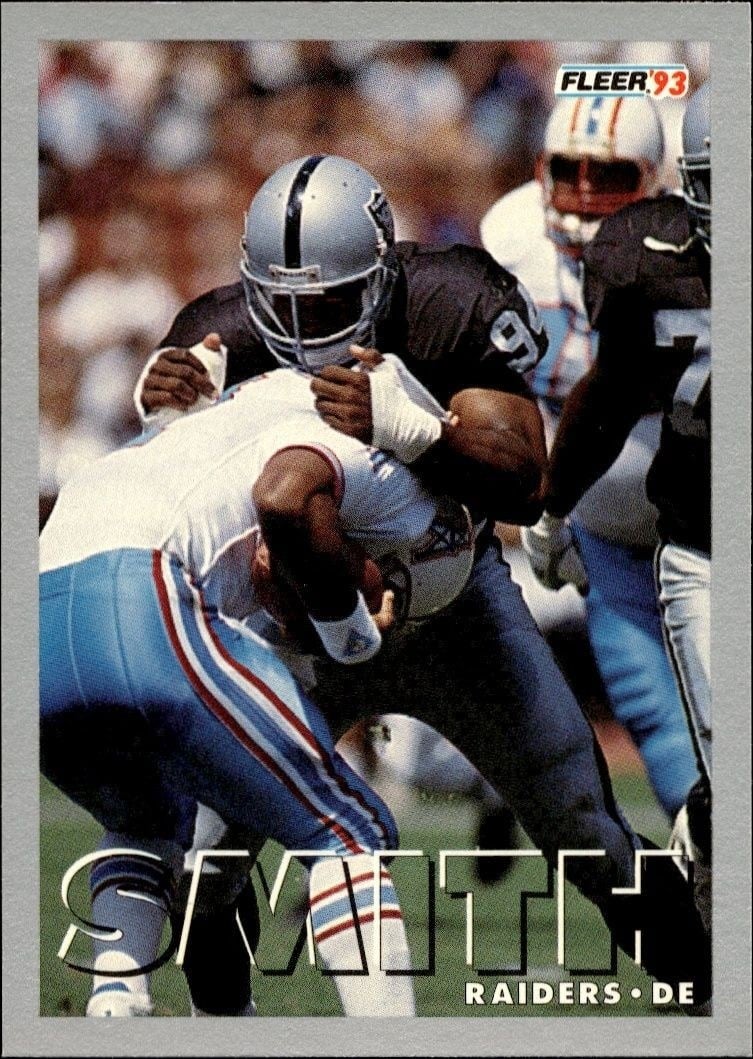 Anthony Smith 1993 Fleer #162 Football Trading Card - Front 1993 Fleer Anthony Smith #162 football trading card front