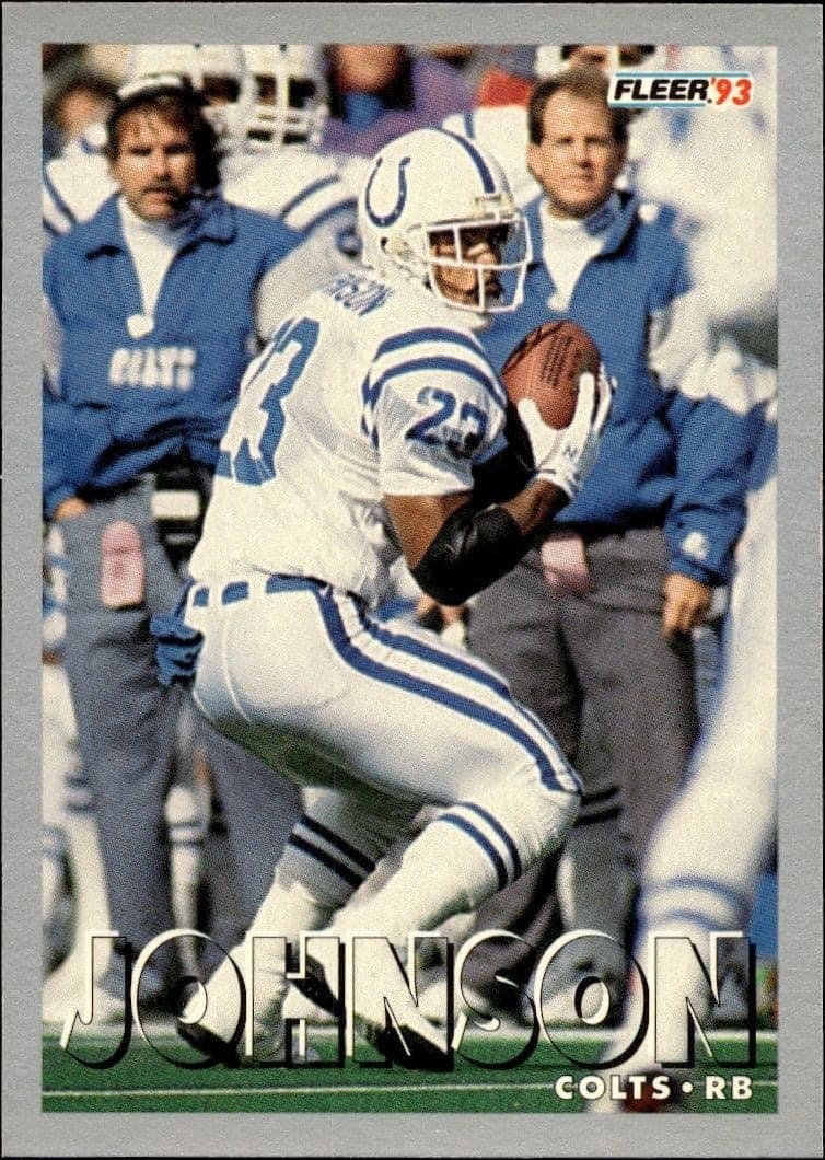 1993 Fleer Anthony Johnson #180 trading card