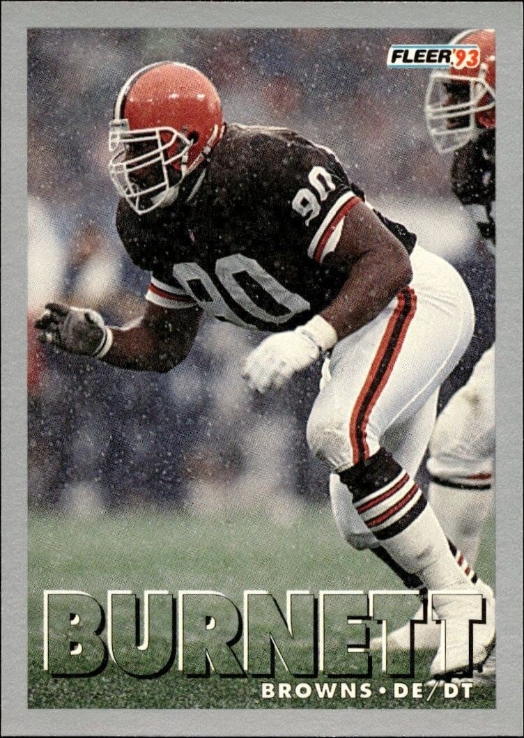 1993 Fleer Rob Burnett #164 trading card