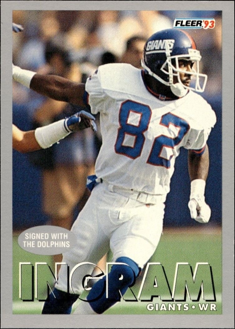 Mark Ingram 1993 Fleer #388 Football Trading Card - Front 1993 Fleer Mark Ingram #388 football trading card front