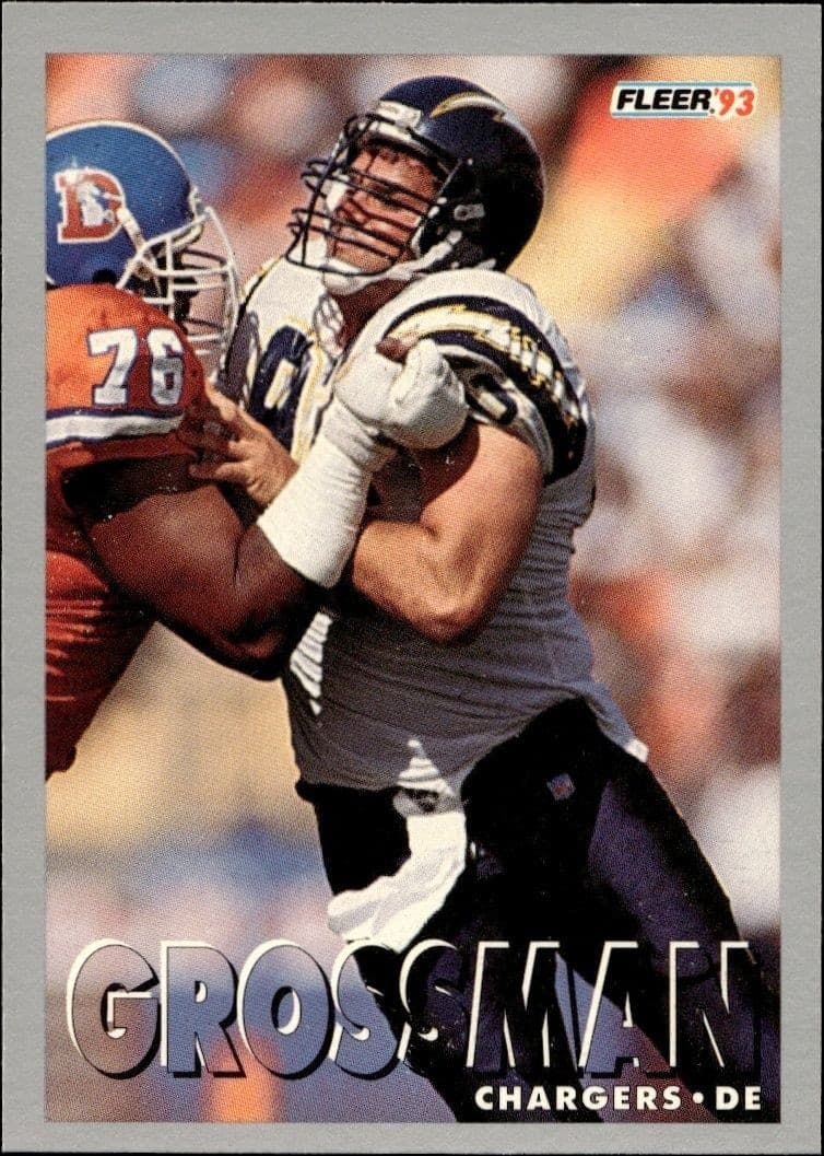 1993 Fleer Burt Grossman #498 trading card