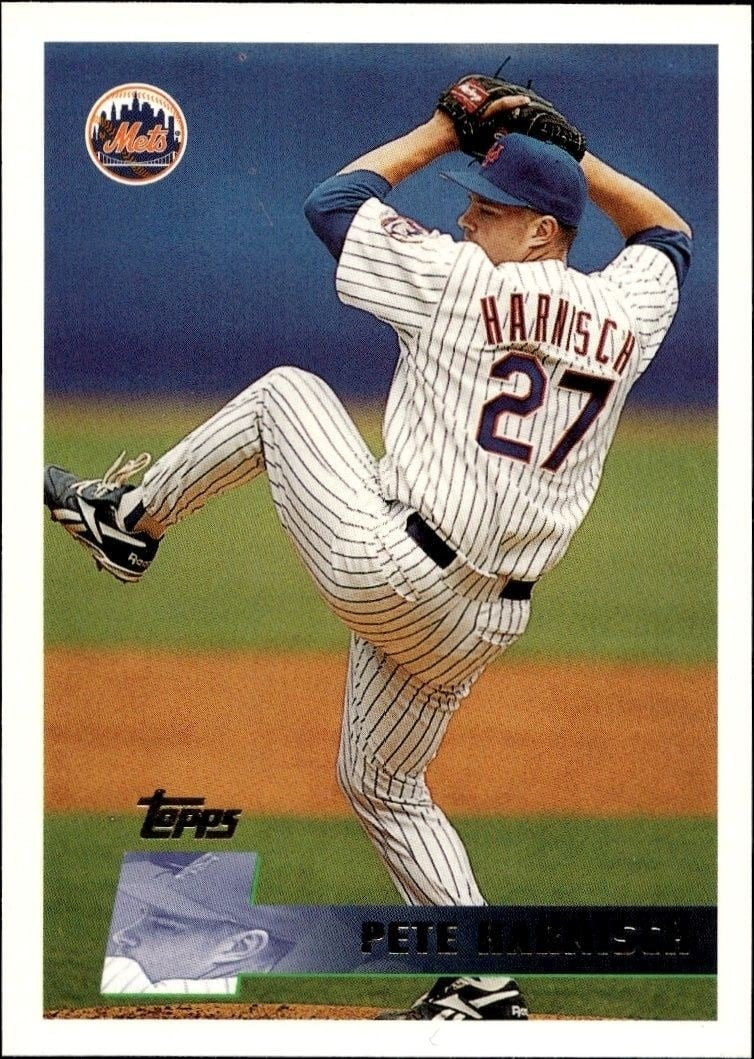 Pete Harnisch 1996 Topps #333 Baseball Trading Card - Front 1996 Topps Pete Harnisch #333 baseball trading card front