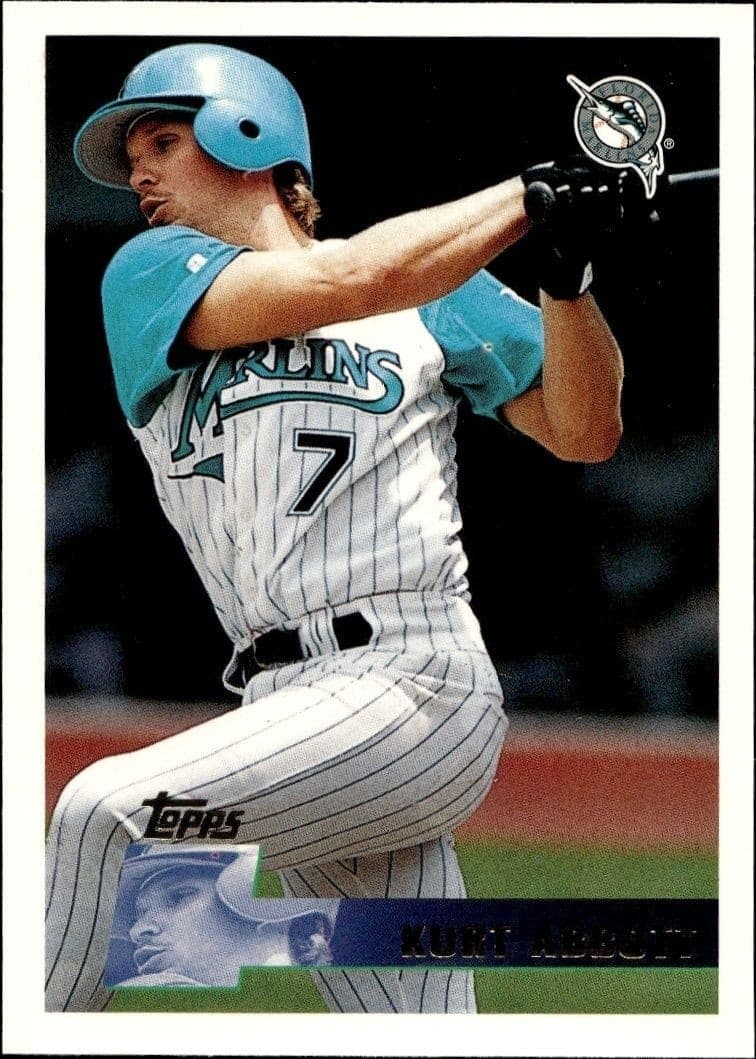1996 Topps Kurt Abbott #118 trading card