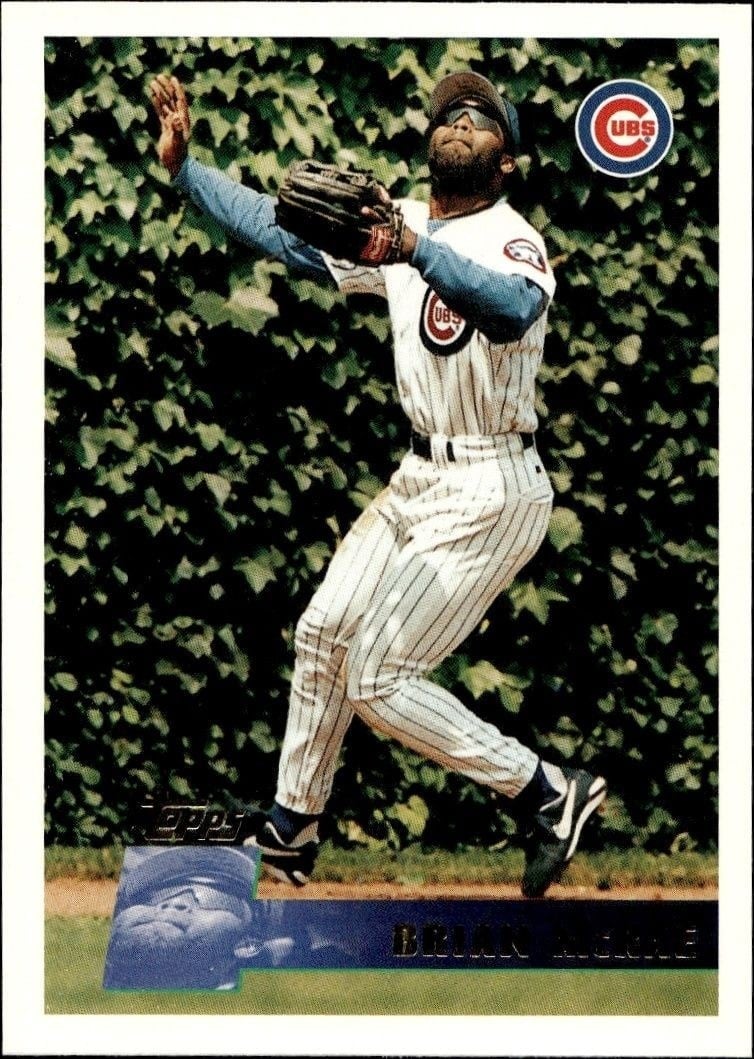 Brian McRae 1996 Topps #184 Baseball Trading Card - Front 1996 Topps Brian McRae #184 baseball trading card front