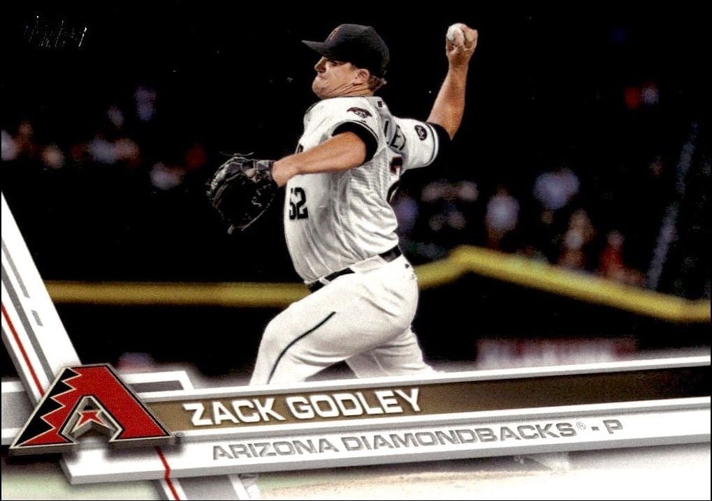 2017 Topps Series 2 Zack Godley #387 trading card