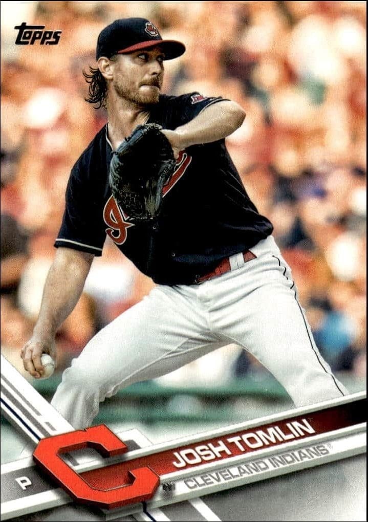 2017 Topps Series 1 Josh Tomlin #342 trading card