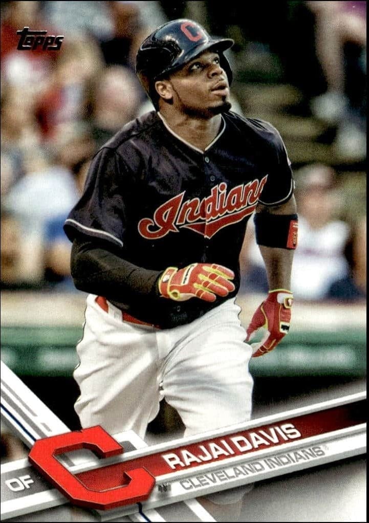 Rajai Davis 2017 Topps #239 Baseball Trading Card - Front 2017 Topps Rajai Davis #239 baseball trading card front