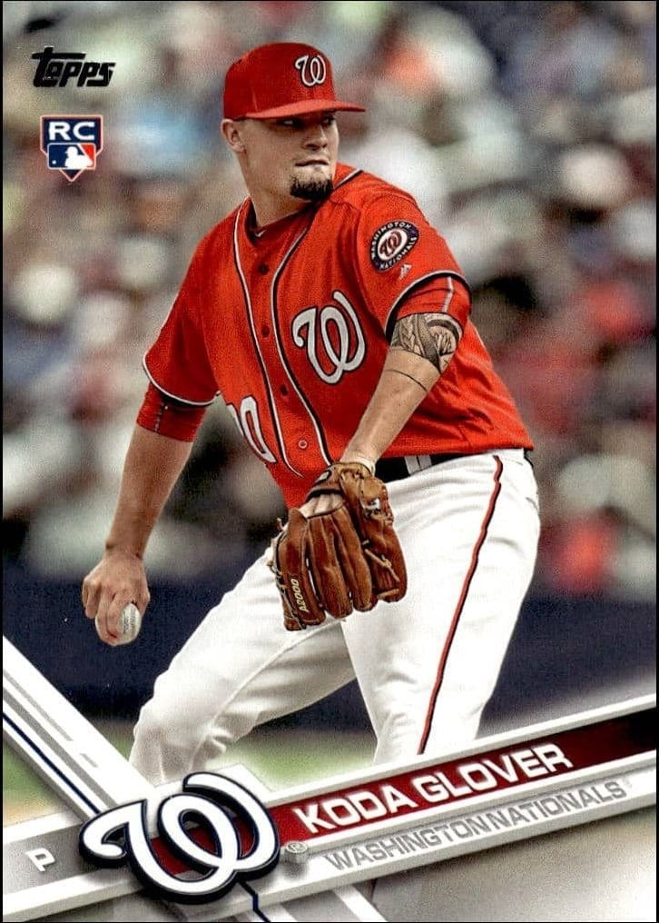 Koda Glover 2017 Topps Series 2 #364 Baseball Trading Card - Front 2017 Topps Series 2 Koda Glover #364 baseball trading card front