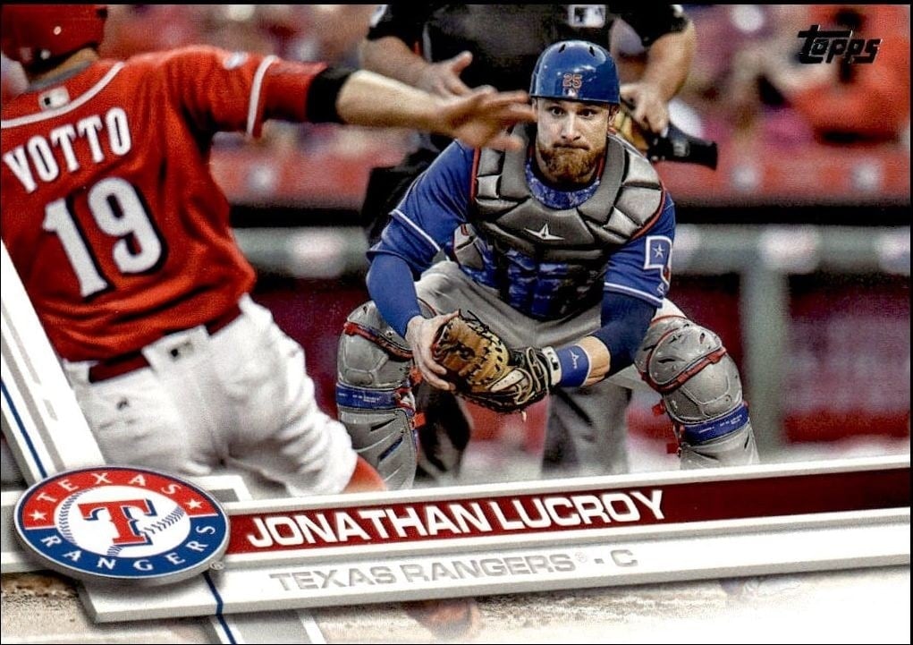 2017 Topps Series 1 Jonathan Lucroy #345 trading card