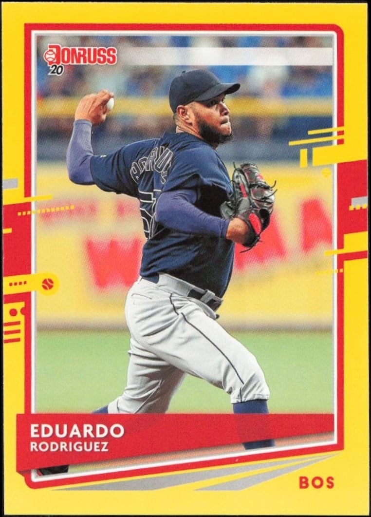 2020 Panini Donruss Eduardo Rodriguez #61 trading card