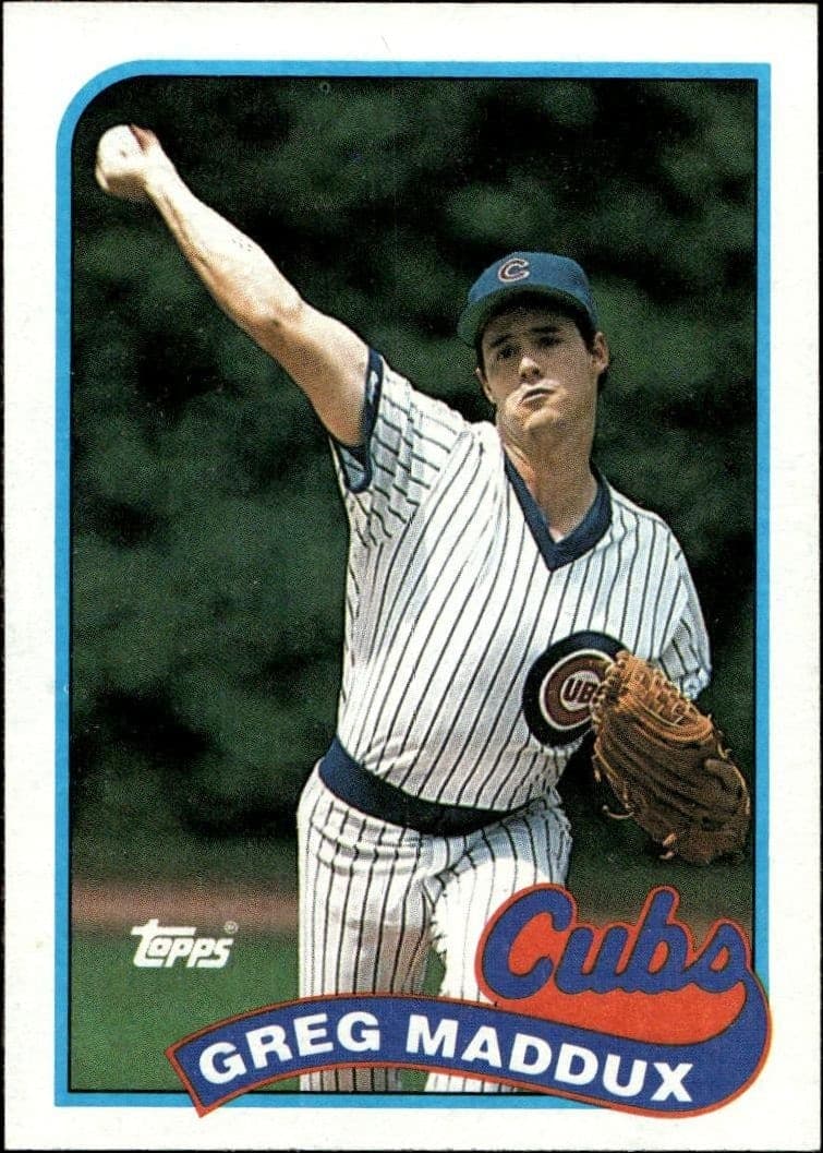 1989 Topps Greg Maddux #240 trading card