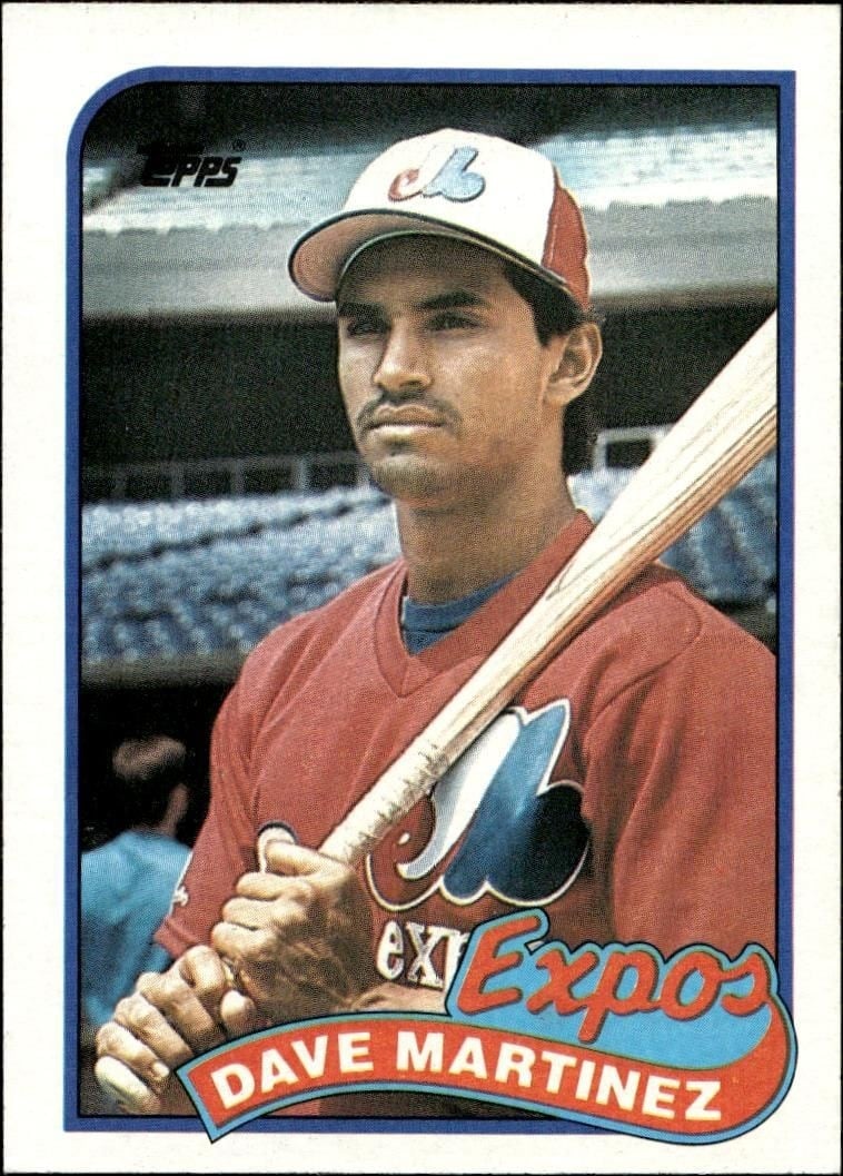 1989 Topps Dave Martinez #763 trading card
