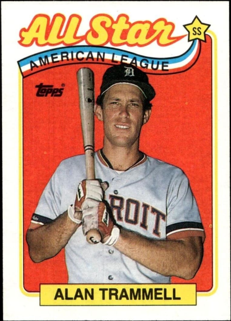 1989 Topps Alan Trammell #400 trading card