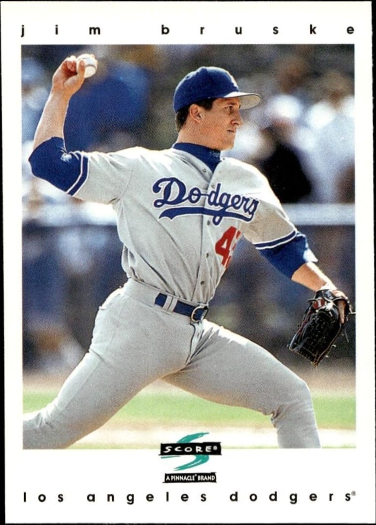 1997 Pinnacle Score Jim Bruske #9 trading card