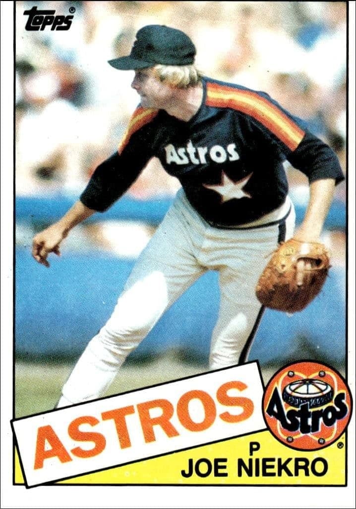 1985 Topps Joe Niekro #295 trading card