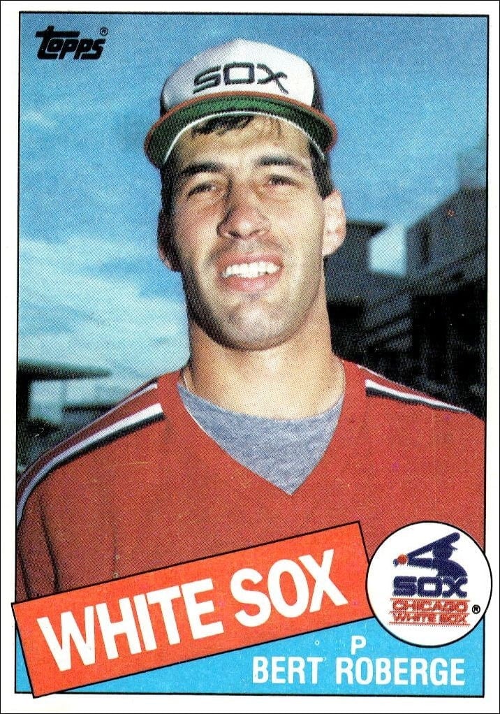 Bert Roberge 1985 Topps #388 Baseball Trading Card - Front 1985 Topps Bert Roberge #388 baseball trading card front
