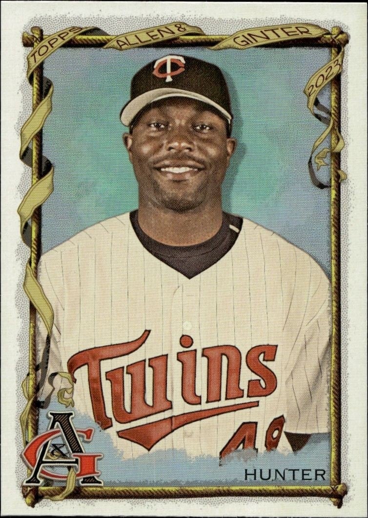 Torii Hunter 2023 Topps Allen & Ginter #316 Baseball Trading Card - Front 2023 Topps Allen & Ginter Torii Hunter #316 baseball trading card front