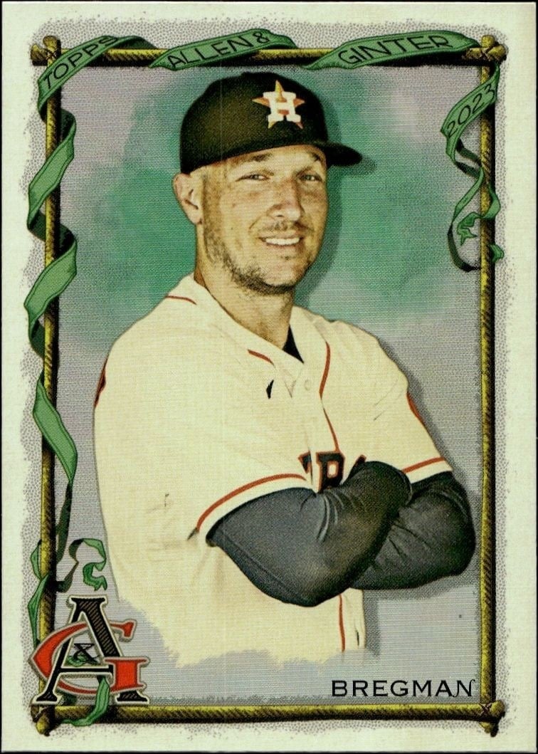 Alex Bregman 2023 Topps Allen & Ginter #36 Baseball Trading Card - Front 2023 Topps Allen & Ginter Alex Bregman #36 baseball trading card front