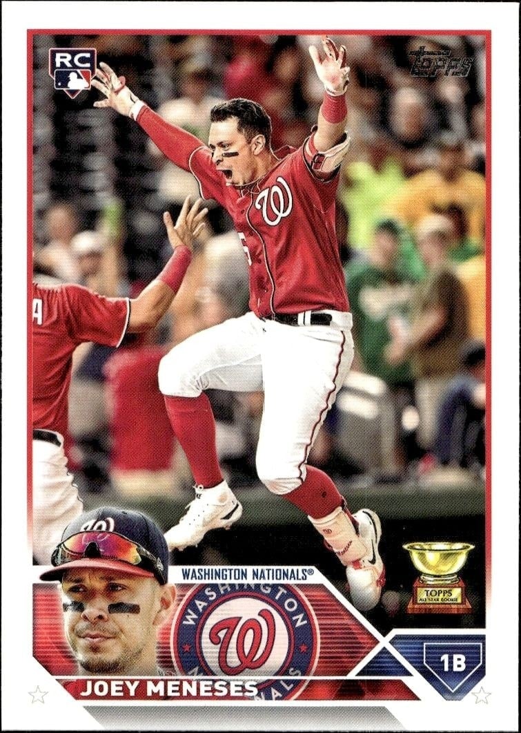 Joey Meneses 2023 Topps Series 2 #470 Baseball Trading Card - Front 2023 Topps Series 2 Joey Meneses #470 baseball trading card front