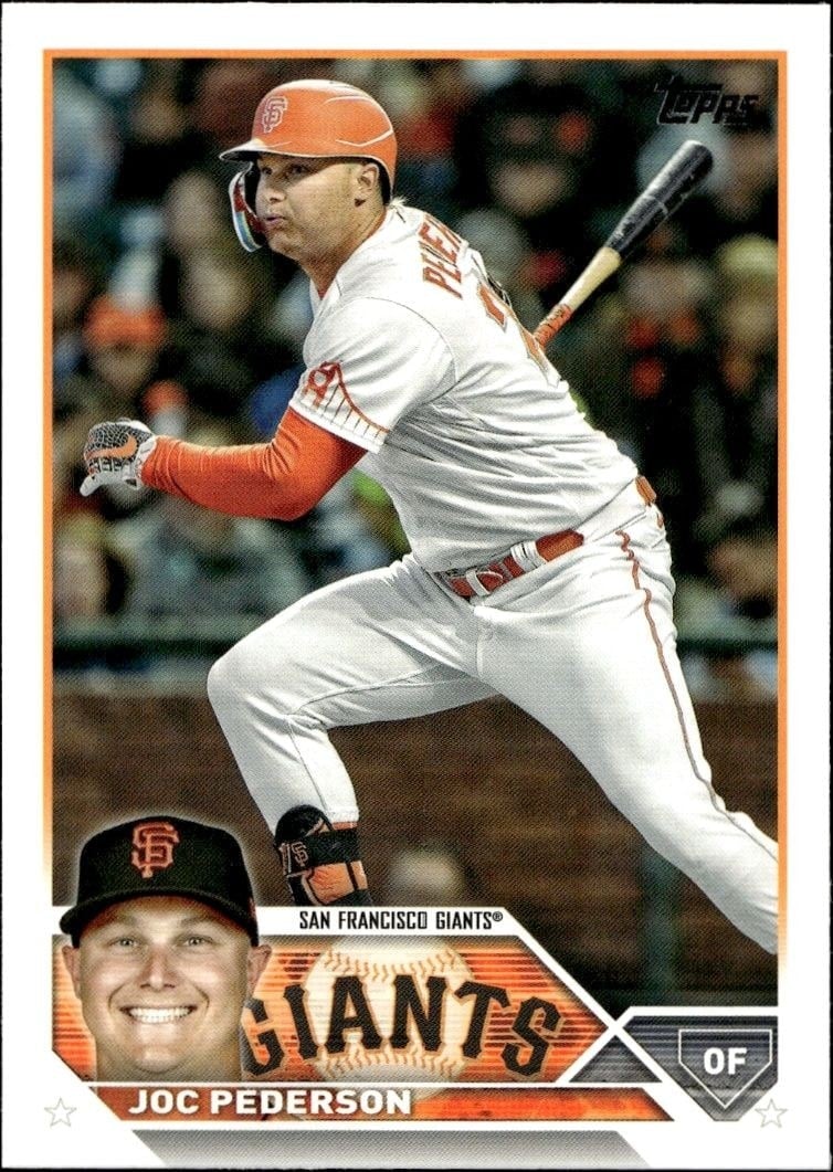 Joc Pederson 2023 Topps Series 2 #508 Baseball Trading Card - Front 2023 Topps Series 2 Joc Pederson #508 baseball trading card front