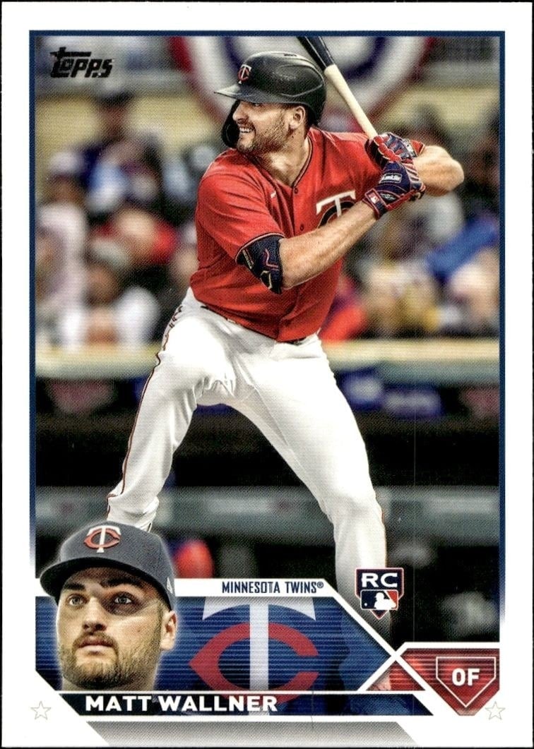 Matt Wallner 2023 Topps Series 2 #448 Baseball Trading Card - Front 2023 Topps Series 2 Matt Wallner #448 baseball trading card front