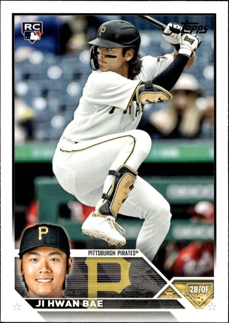 Ji Hwan Bae 2023 Topps Series 2 #491 Baseball Trading Card - Front 2023 Topps Series 2 Ji Hwan Bae #491 baseball trading card front