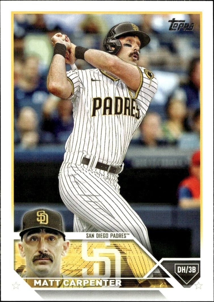 Matt Carpenter 2023 Topps Series 2 #478 Baseball Trading Card - Front 2023 Topps Series 2 Matt Carpenter #478 baseball trading card front