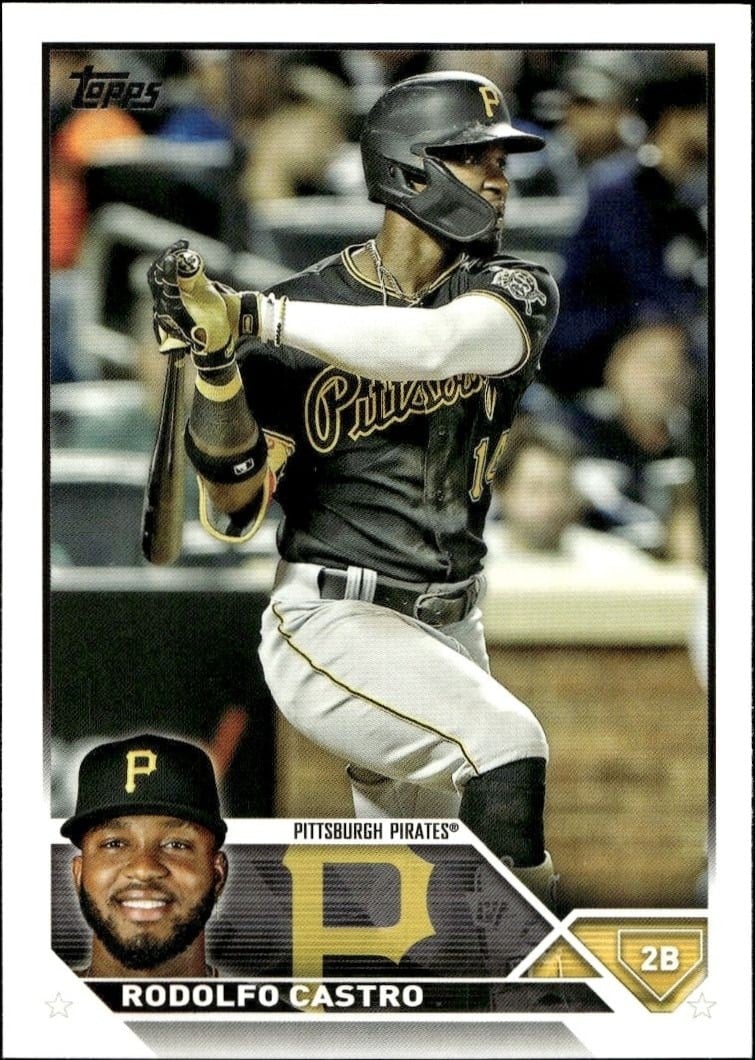 Rodolfo Castro 2023 Topps Series 2 #484 Baseball Trading Card - Front 2023 Topps Series 2 Rodolfo Castro #484 baseball trading card front