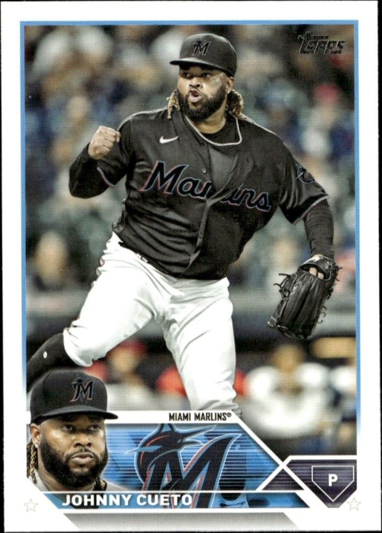 Johnny Cueto 2023 Topps Series 2 #551 Baseball Trading Card - Front 2023 Topps Series 2 Johnny Cueto #551 baseball trading card front