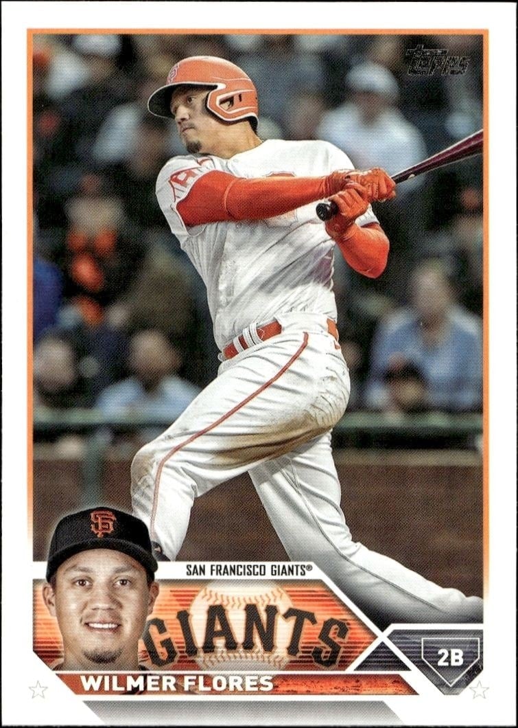 Wilmer Flores 2023 Topps Series 2 #552 Baseball Trading Card - Front 2023 Topps Series 2 Wilmer Flores #552 baseball trading card front
