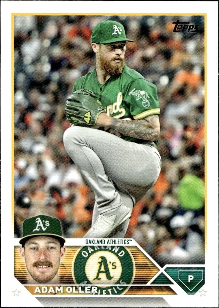 Adam Oller 2023 Topps Series 2 #542 Baseball Trading Card - Front 2023 Topps Series 2 Adam Oller #542 baseball trading card front